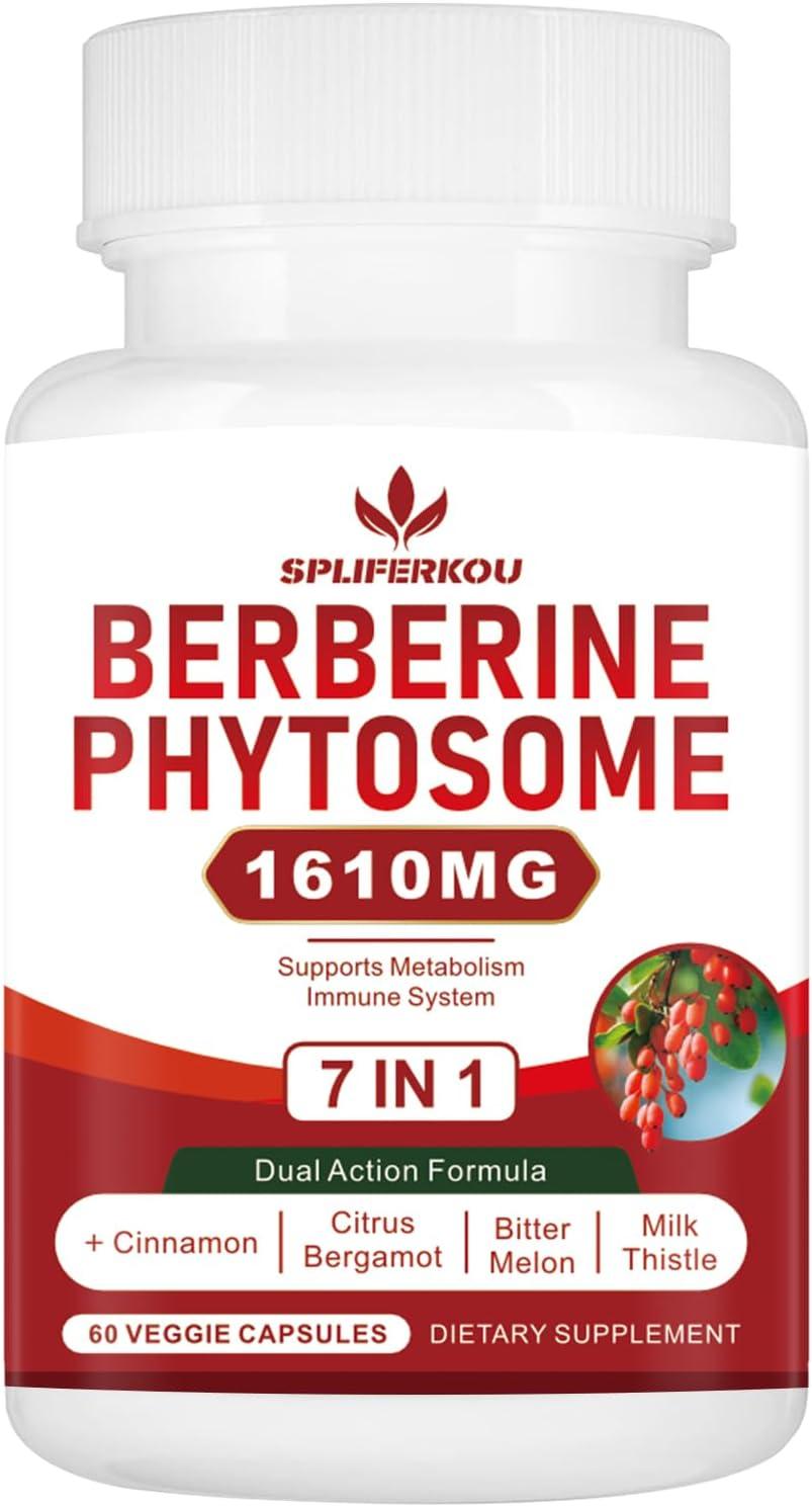 Berberin Phytosome 1610MG- 60 Veggie Capsules