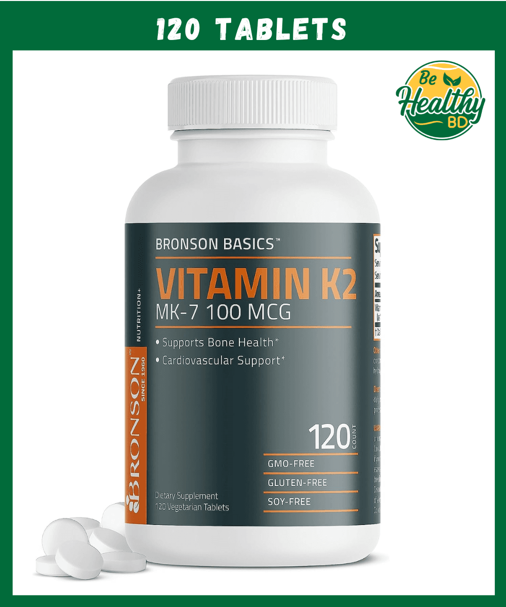Vitamin K2 100MCG - 120 tablets