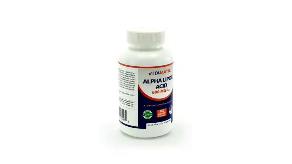 Alpha Lipoic Acid 600mg VITANATIC - 240 Capsules