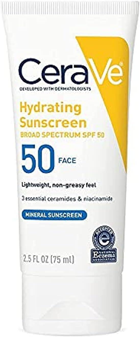 CERAVE Hydrating Mineral Sunscreen SPF50 - 75ml